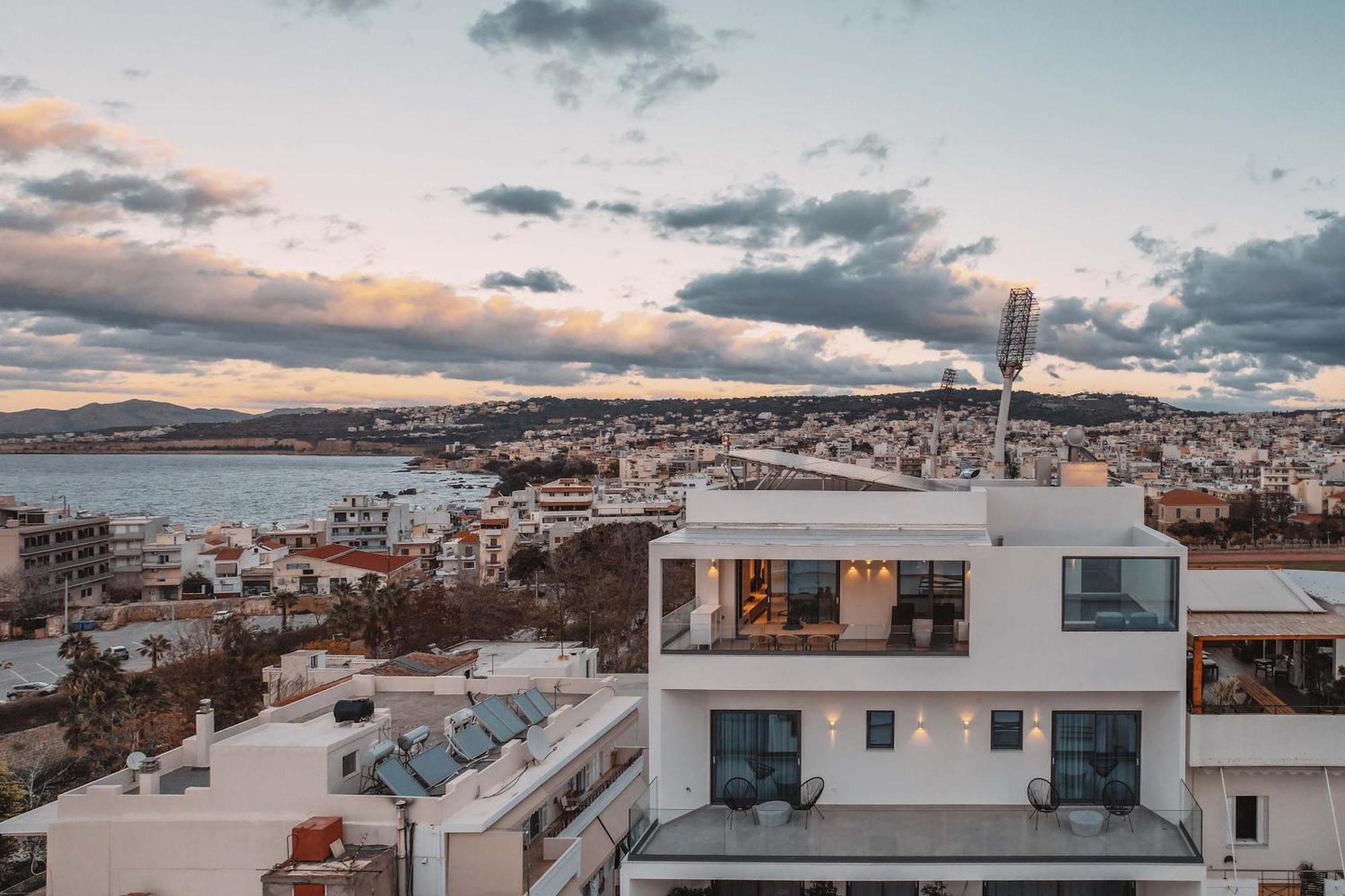 City Moments Penthouse I Close To Everything Chrissi Akti Chania Exterior foto